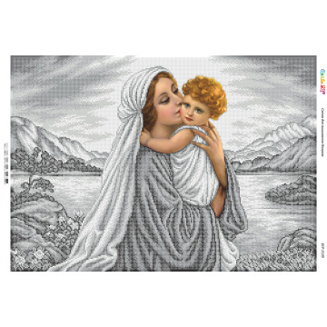 Мадонна з немовлям (срібло) ([БСР 2139])