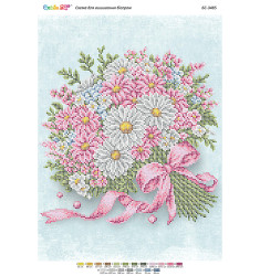 Букет из ромашек. (част. выш.) ([БС 3485])