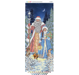 Дед Мороз и Снегурочка (част. выш.) ([ПМ 4099])